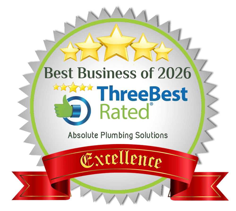 Three Best Rated - Top 3 Plumbers in Delta Badge - 2026