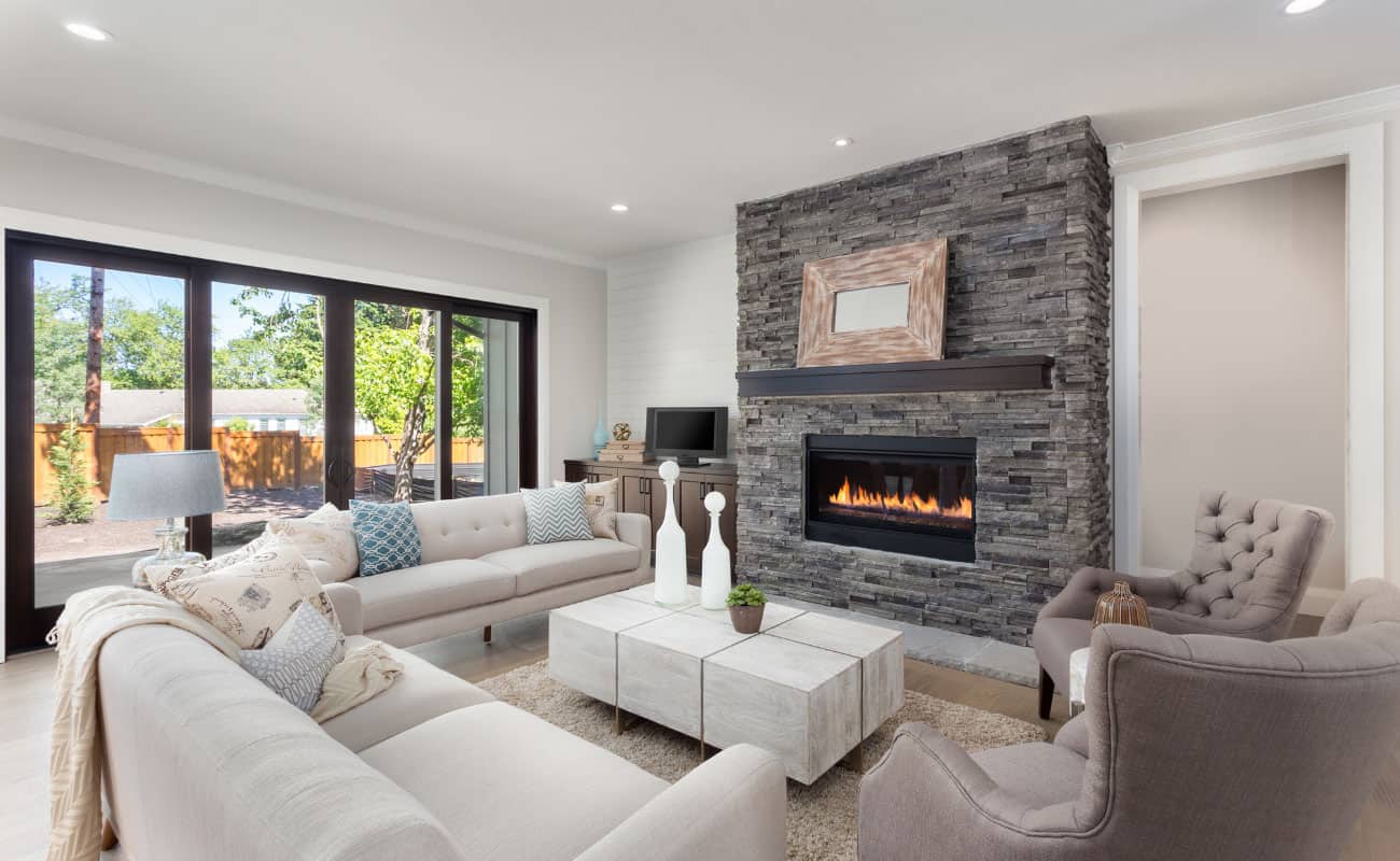 Gas Fireplace Room