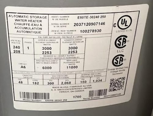 Rating Plate